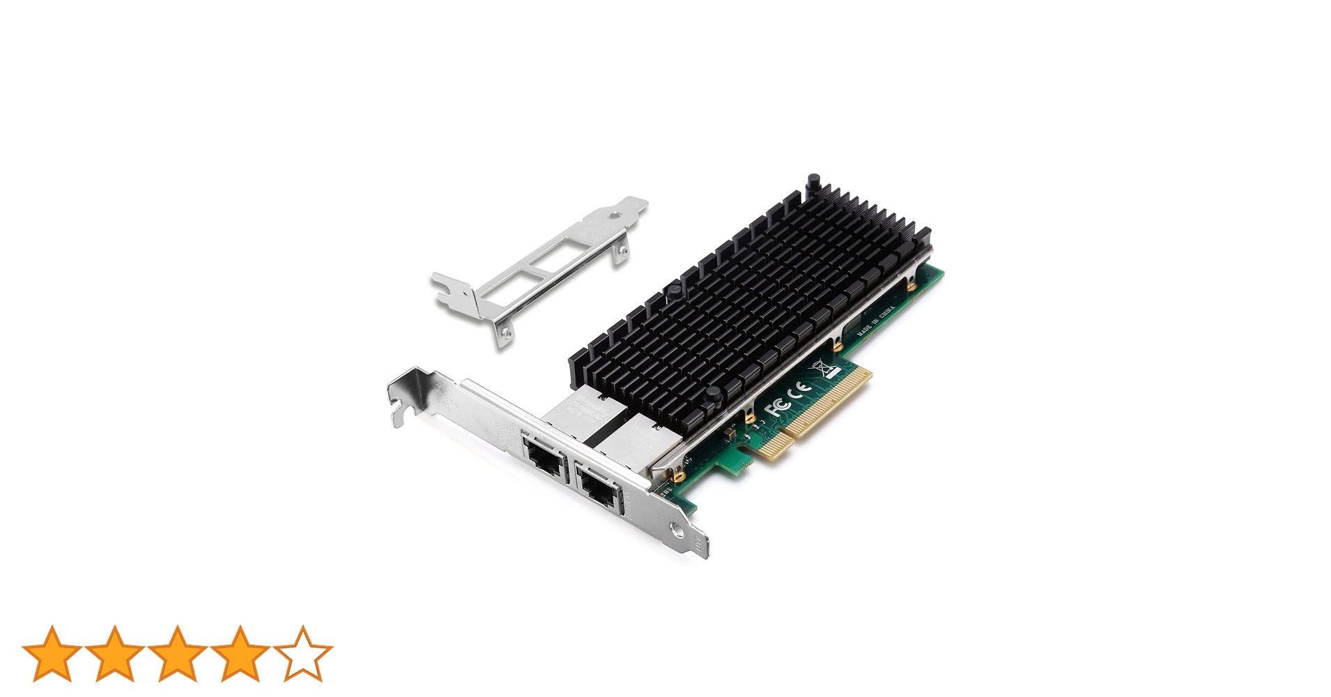 XZSNET 10Gb PCI-E LANカード Amazon | XZSNET 10Gb PCI-E LANカード、Intel 82599ENチップ